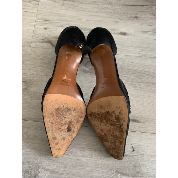 Christian Dior D'Orsay Satin Heels Kitten Heels Size 39.5 - Picture 5 of 5